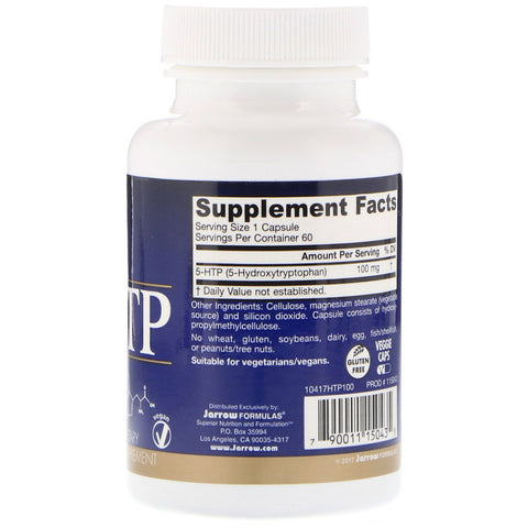 Jarrow - 5 HTP 100mg - 60 Capsules
