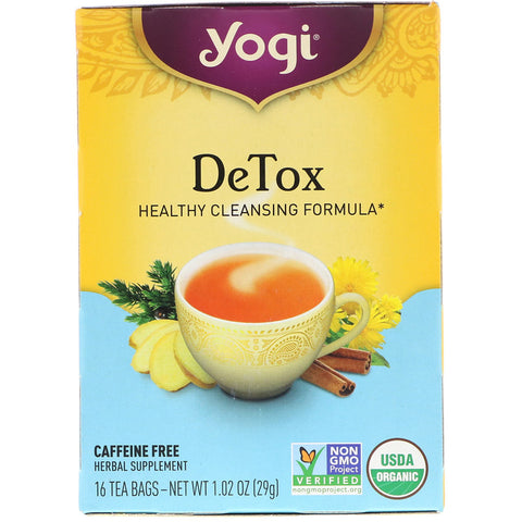 Yogi Tea - Detox, Caffeine Free, 16 Tea Bags, 1.02 oz (29 g)