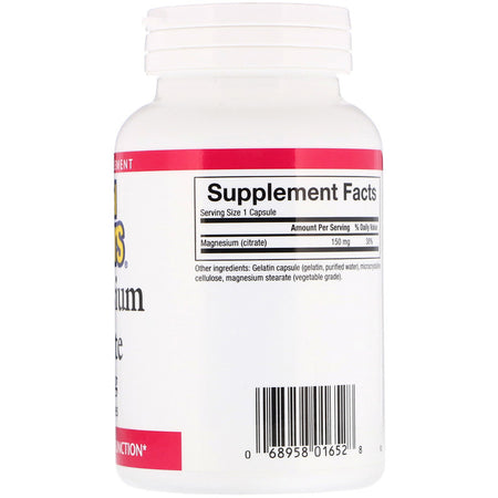 Natural Factors -  Magnesium Citrate, 150 Mg,  - 90 Capsules