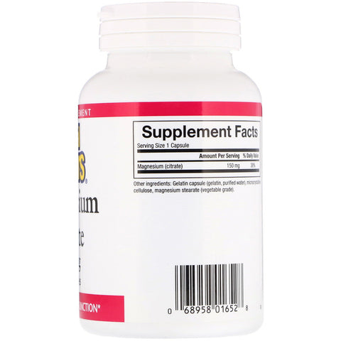 Natural Factors -  Magnesium Citrate, 150 Mg,  - 90 Capsules