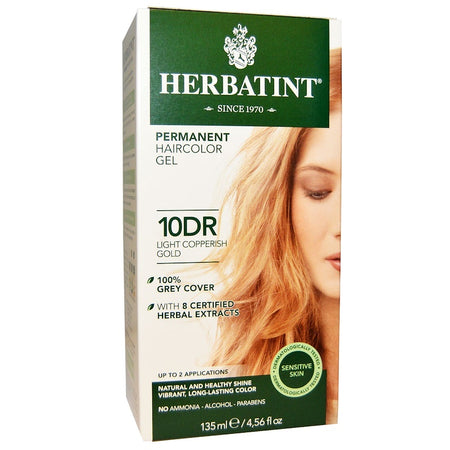 Herbatint Permanent Light Copperish Gold (10DR) - 4 Ounce