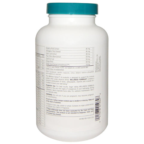 Source Naturals - Wellness Formula®, (CA Formula) - Herbal Defense Complex 240 Capsules