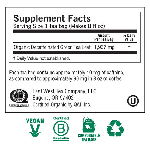 Yogi Tea - Green Tea, Pure Green Decaf, 16 Tea Bags, 1.09 oz (31 g)