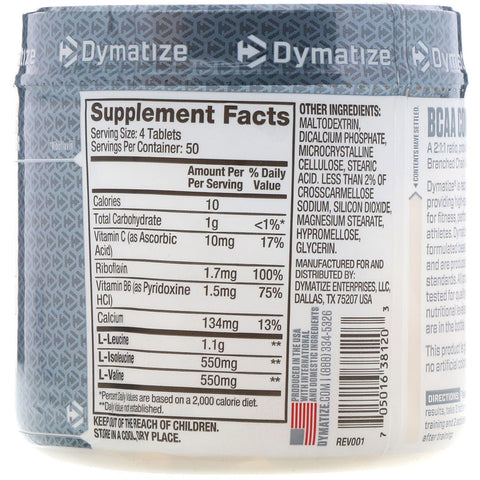 Dymatize - BCAA COMPLEX 2200 - 200 Tablets