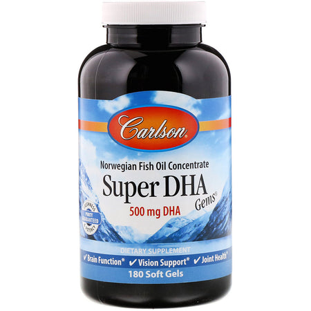 Carlson - Super DHA Gems - 180 Softgels