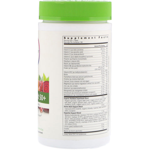 Rainbow Light - Vibrance Active Adult 50+ Non-GMO - 120 Tablets
