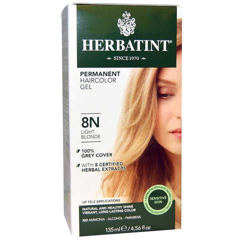 Herbatint Permanent Light Blonde (8N) - 4 Ounce