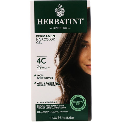 Herbatint Permanent Ash Chestnut (4C) - 4 Ounce
