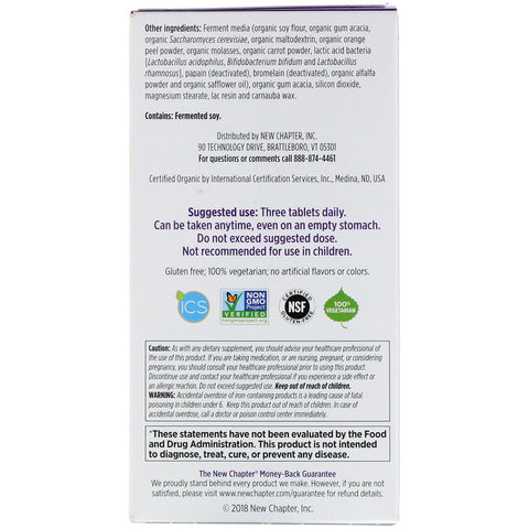 New Chapter - Perfect Postnatal™ Multivitamin, 192 Vegetarian Tablets