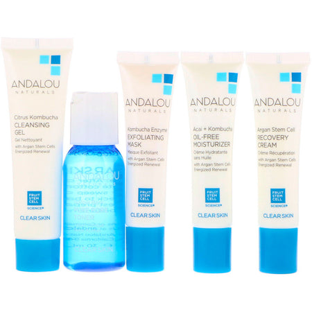 Andalou Naturals - Get Started Clarifying Skin Care Essentials, 5 Piece Kit