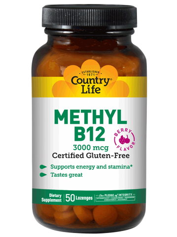 Country Life - METHYL B12 3000MCG - 50 Tablet