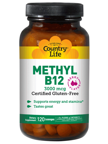 Country Life - METHYL B12 3000MCG 120 - 120 Tablet