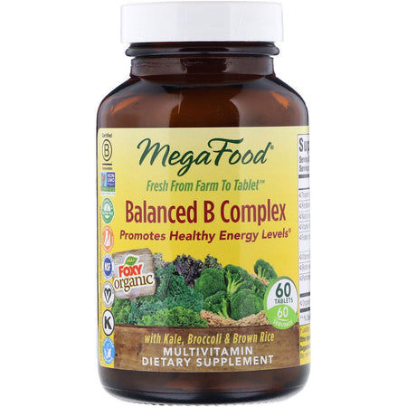 Megafood - Balanced B Complex - 60 Tablets