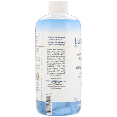 Lumineux Oral Essentials - Medically Developed Mouthwash, Oral Perfection, Whitening, Travel Size