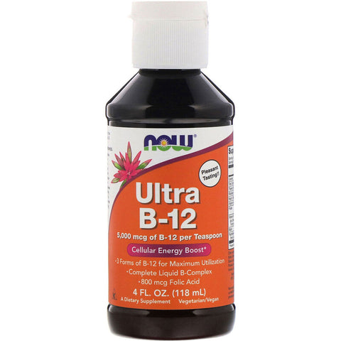 Now Foods - Ultra B-12, 5,000 mcg, 4 fl oz (118 ml)