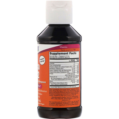 Now Foods - Ultra B-12, 5,000 mcg, 4 fl oz (118 ml)