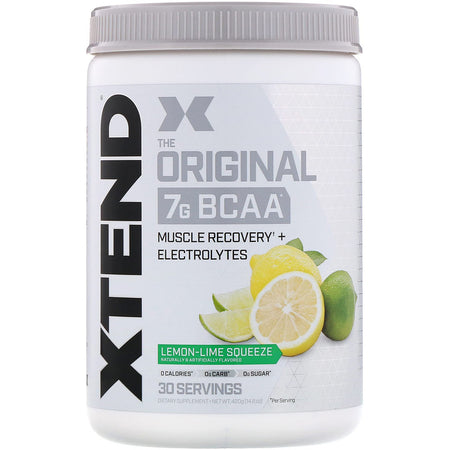 Xtend The Original 7 G BCAA, Lemon-Lime Squeeze, 14.8 oz (420 g) - 30 Servings
