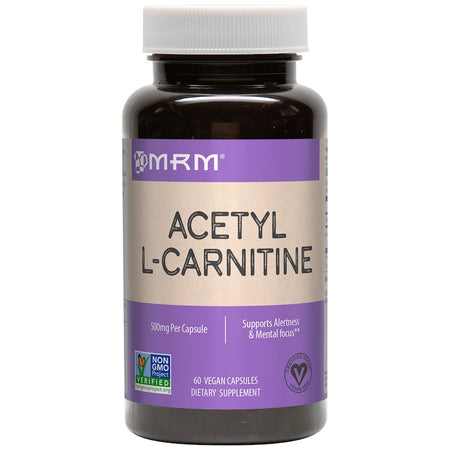 MRM - Acetyl L-Carnitine - 500mg Per Capsule - 60 Capsules