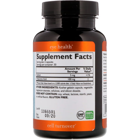 Neocell - Hyaluronic Acid, Nature's Moisturizer, 60 Capsules