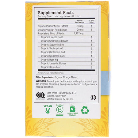 Yogi Tea -  Organic, Bedtime, Caffeine Free, 16 Tea Bags, .85 oz (24 g)