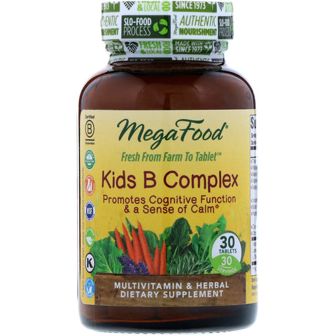 Megafood - Kids B Complex, - 30 Tablets