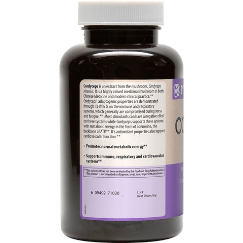 MRM - Cordyceps 750mg (Cordyceps Sinensis) - 60 Capsules