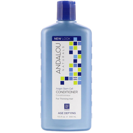 Andalou Naturals -Conditioner,Age Defying, For Thinning Hair, Argan Stem Cells, 11.5 fl oz (340 ml)