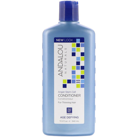 Andalou Naturals -Conditioner,Age Defying, For Thinning Hair, Argan Stem Cells, 11.5 fl oz (340 ml)