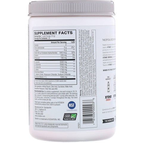 Xtend The Original 7G BCAA, Watermelon Explosion, 14.8 oz (420 g) - 30 Servings