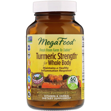 Megafood - Turmeric Strength™ For Whole Body - 60 Tablets