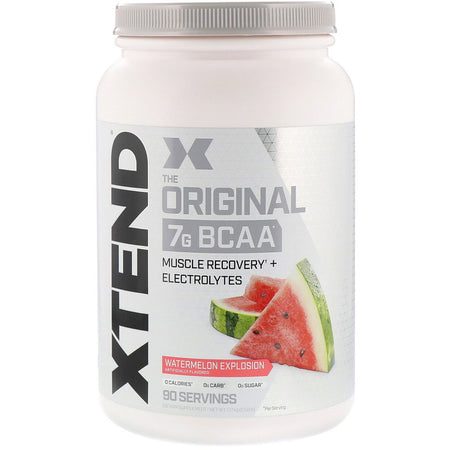 Xtend The Original 7G BCAA, Watermelon Explosion, 2.78 lb (1.26 kg) - 90 Servings