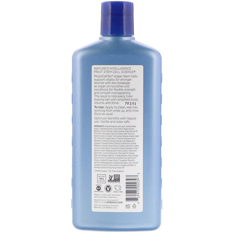 Andalou Naturals -Conditioner,Age Defying, For Thinning Hair, Argan Stem Cells, 11.5 fl oz (340 ml)
