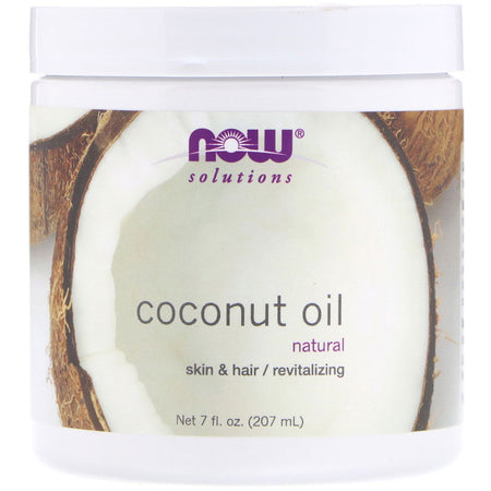 Now Foods - Solutions, Coconut Oil, 7 fl oz (207 ml)