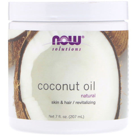 Now Foods - Solutions, Coconut Oil, 7 fl oz (207 ml)