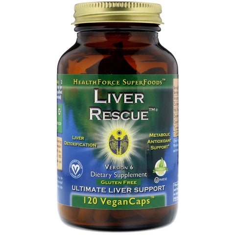 HealthForce SuperFoods - Liver Rescue™ - 120 Count VeganCaps™
