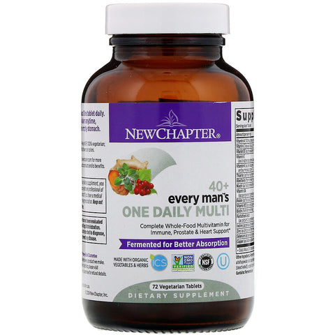 New Chapter - 40+ Every Man™'s One Daily - 72 Tablets