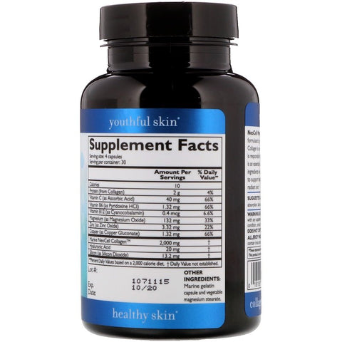 Neocell - Marine Collagen + HA, 120 Capsules