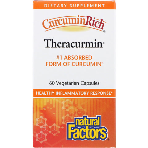 Natural Factors - CurcuminRich, Theracurmin,  - 60 Capsules