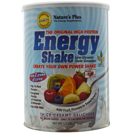 Natures Plus - Energy Shake, The Original High Protein, 1.7 lbs. (756 g)