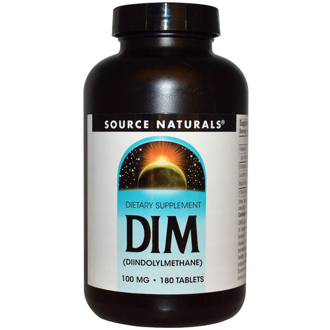 Source Naturals - DIM (Diindolylmethane) 100 Mg - 180 Tablet