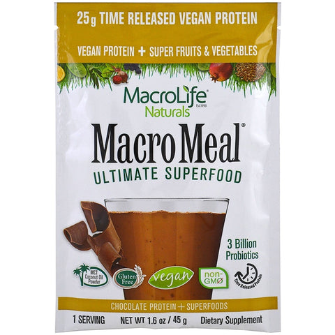 Macrolife Naturals - Macromeal Ultimate Superfood, Chocolate Protein