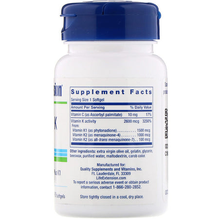 Life Extension - Super K, 90 Softgels