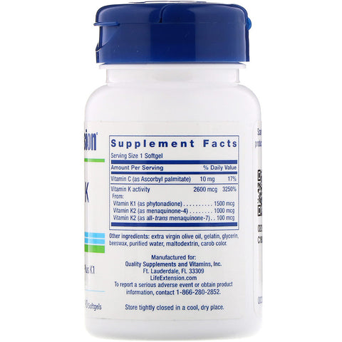 Life Extension - Super K, 90 Softgels
