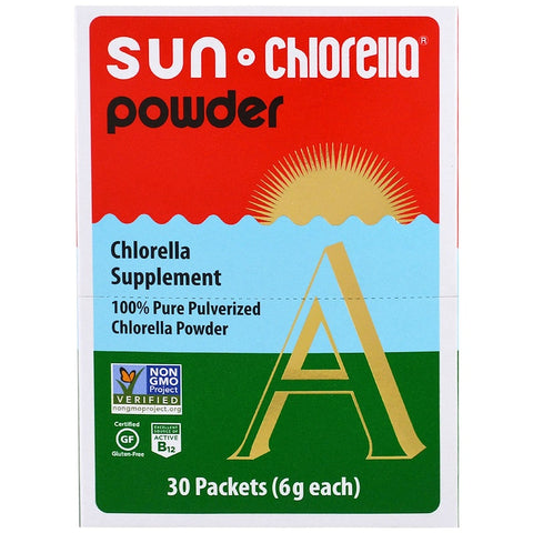 Sun Chlorella Powder 30 Individual Packets - 30 Pct