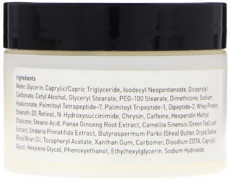 Yeouth - 2.5% Retinol Eye Cream With Hyaluronic Acid, Caffeine, Green Tea, 2oz