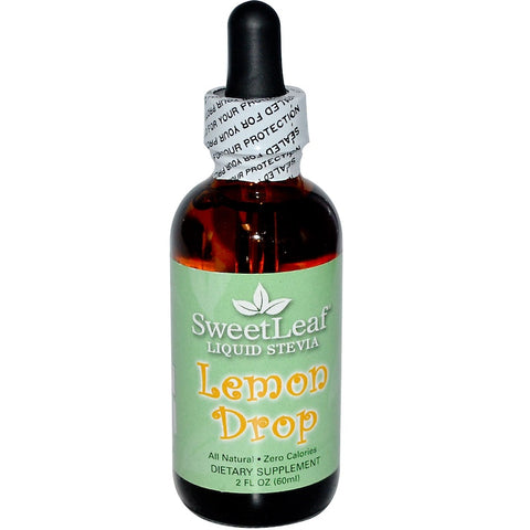 Wisdom Natural Sweetleaf - Liquid Stevia, Lemon Drop, 2 fl oz (60 ml)