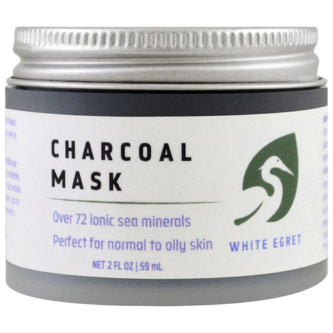 White Egret Personal Care - Charcoal Mask, 2 fl oz (59 ml)