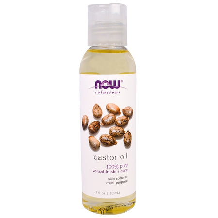 Now Foods - Solutions, Castor Oil, 4 fl oz (118 ml)