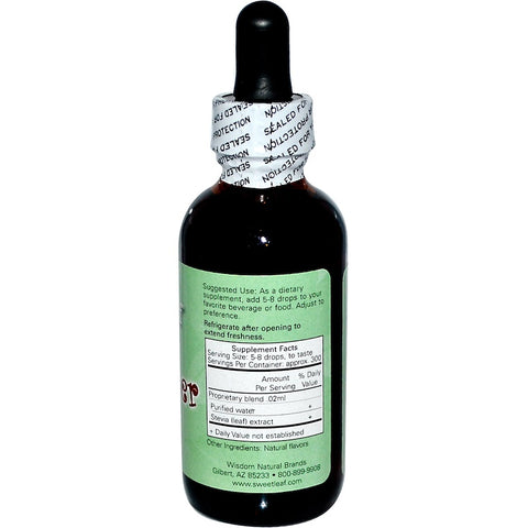 Wisdom Natural Sweetleaf - Liquid Stevia, Root Beer, 2 fl oz (60 ml)
