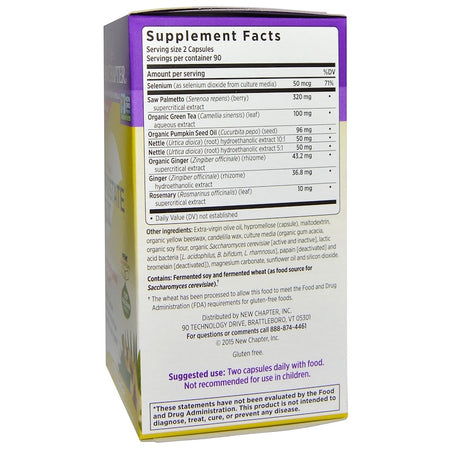 New Chapter - Prostate 5LX™  Holistic Prostate Support 180 VCaps
